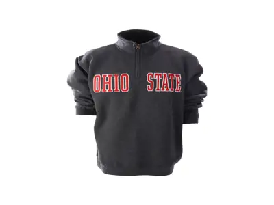 NCAA Men's Straight Text Classic Quarter Zip Pullover NCAA Men's Straight Text Classic Quarter Zip Pullover