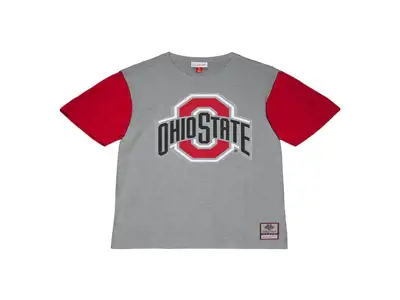 Mitchell & Ness NCAA Women's Colorblocked T-Shirt Mitchell & Ness NCAA Women's Colorblocked T-Shirt