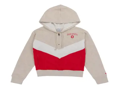 Champion NCAA Women's Superfan Big Stripe Hoodie Champion NCAA Women's Superfan Big Stripe Hoodie