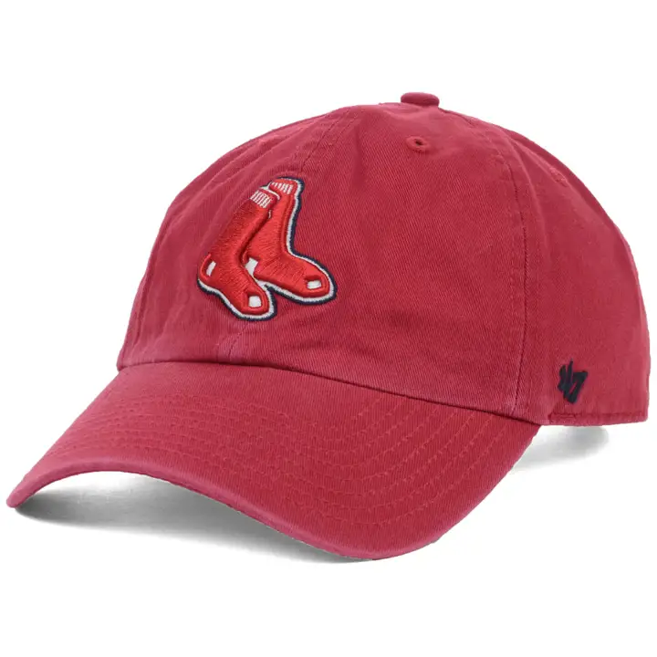 RED SOX MLB Casquette '47 Clean Up ROUGE