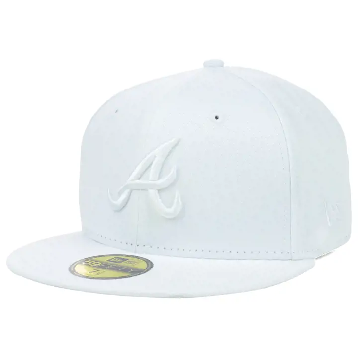 BRAVES MLB Triple White 59FIFTY BLC