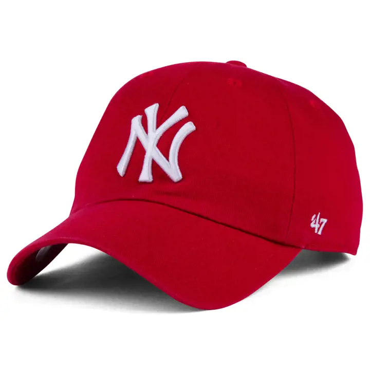 Casquette « Clean Up » 47 Brand MLB Yankees rouge/blanc