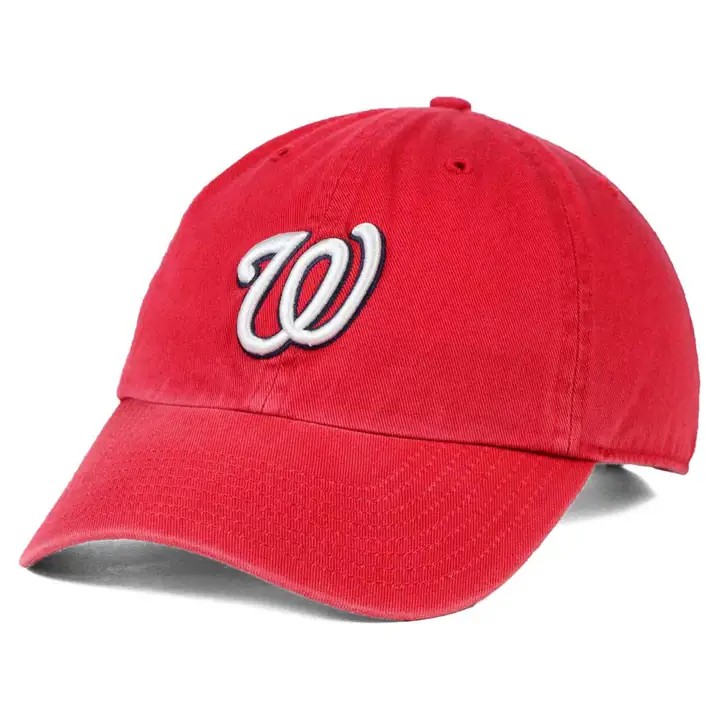 Nationals MLB OFR NETTOYAGE « W » ROUGE