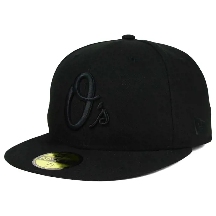 Casquette 59FIFTY MLB Triple Black O's BLK des Orioles
