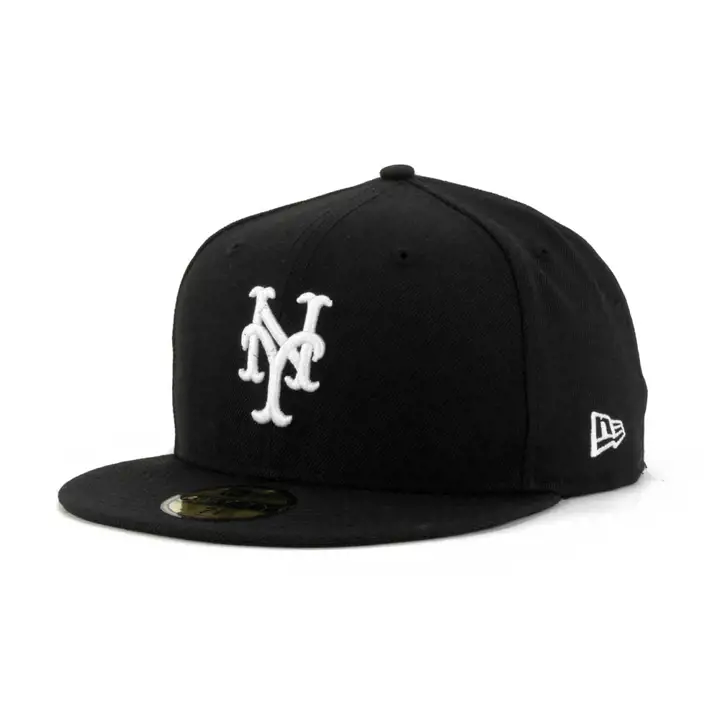 "Casquette MLB METS B-DUB BLANC \"NY\" noir"