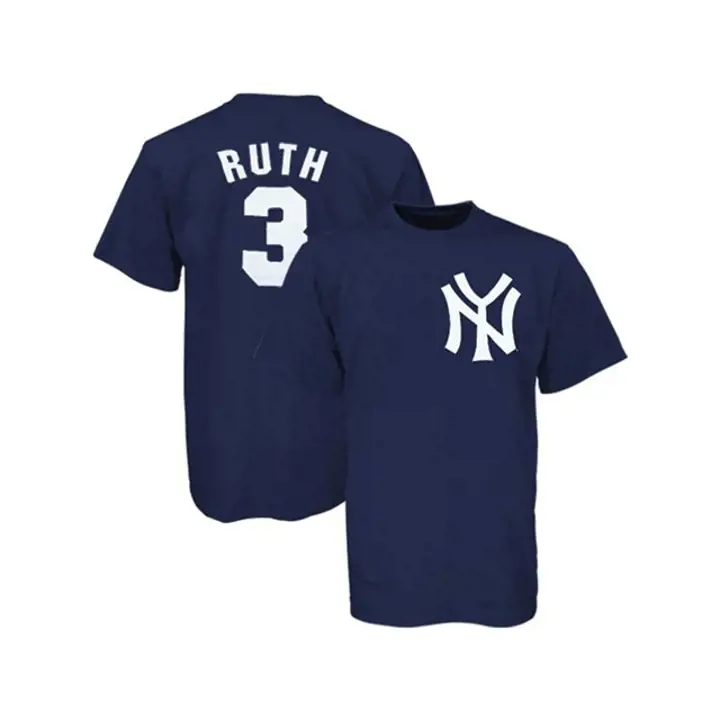 T-shirt joueur MLB Yankees Coop Ruth marine