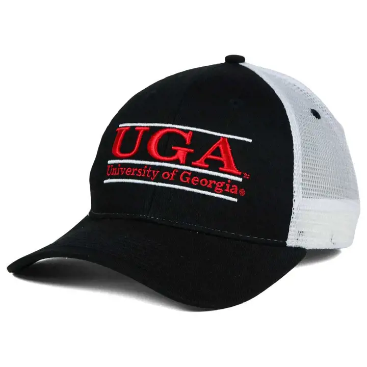 "Casquette filet « UGA » noire et blanche de Géorgie"