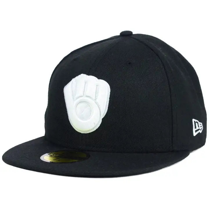 BREWERS MLB B-DUB GANTS BLANCS noir