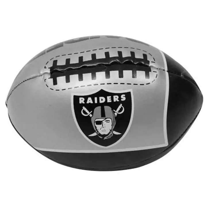 Ballon de football souple bleu RAIDERS Quick Toss