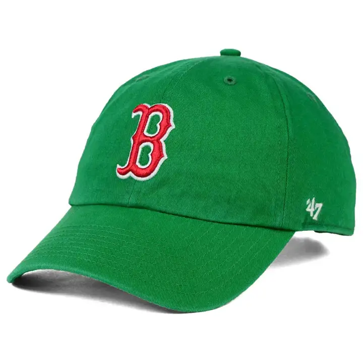 "CASQUETTE RED SOX MLB Core '47 Clean Up ROUGE « B » vert"