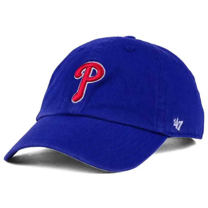 "Casquette souple ajustable PHILLIES MLB Core '47 rouge « P » rbl"