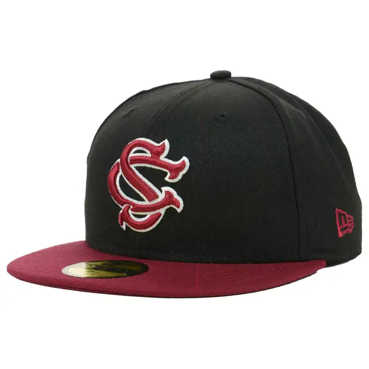 S. Carolina NCAA Bicolore 5950 Noir/TC BSBL "SC" noir/crème