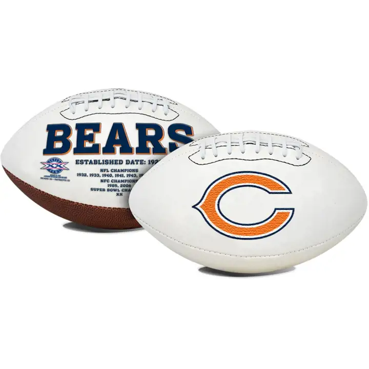 Série signature BEARS Football marron/blanc