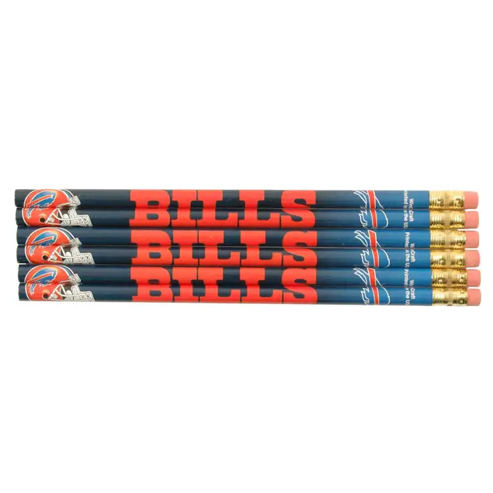 BILLS Lot de 6 crayons