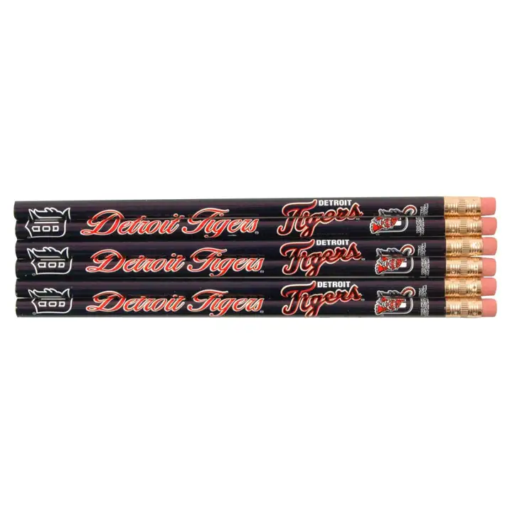 TIGRES Lot de 6 crayons