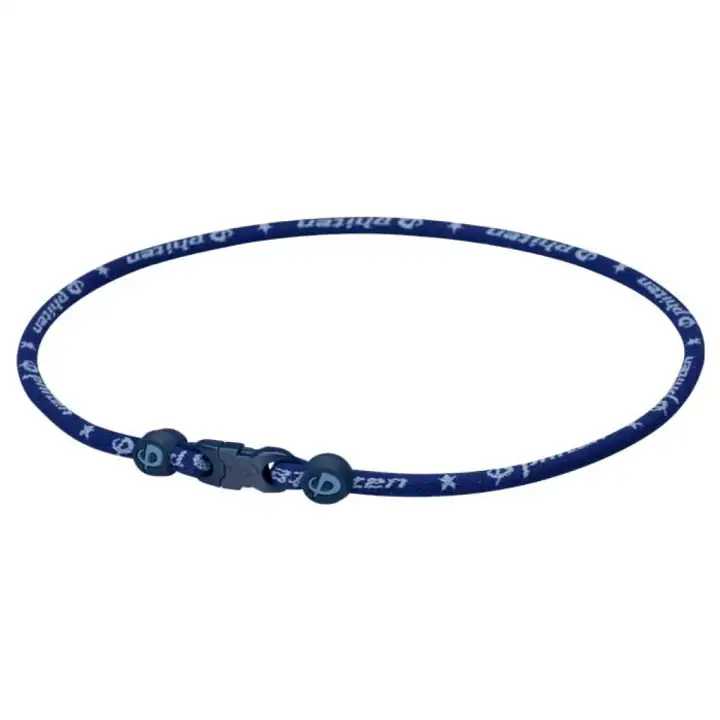 "Collier PHI Star Titane 22" marine"