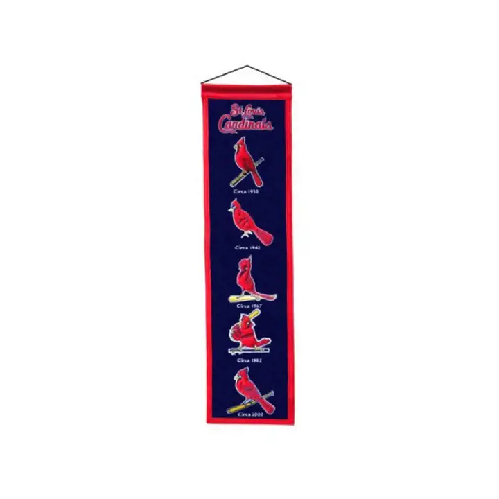Bannières commémoratives des Cardinals de St. Louis bleu marine