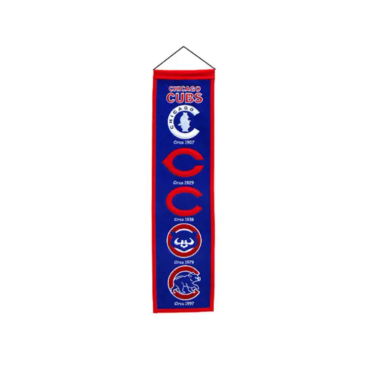Bannières historiques des Cubs de Chicago