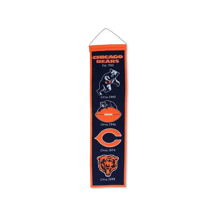 Bannières historiques des Chicago Bears