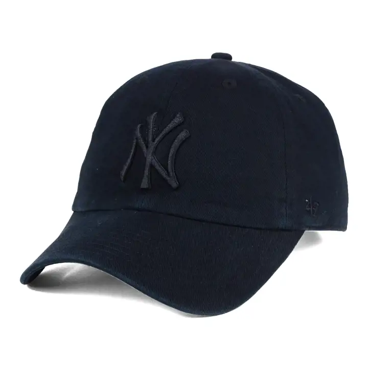 Casquette "Clean Up" noire/noire des Yankees de la MLB