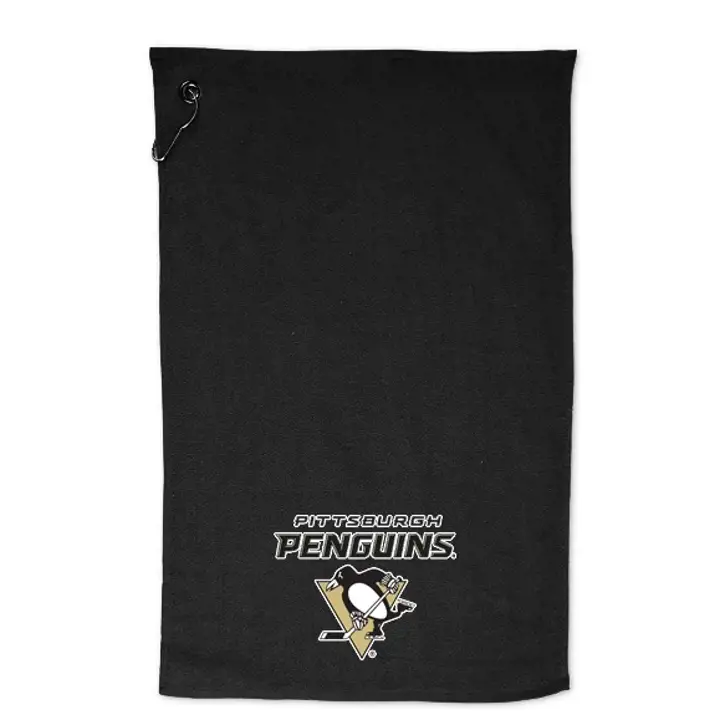 Serviette de sport PENGUINS noire