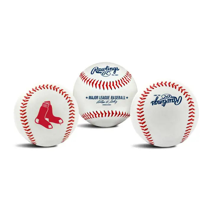 RED SOX Le ballon de baseball original du logo de l'équipe