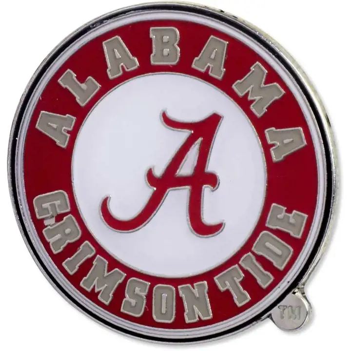 Pin à logo Alabama sceau circulaire Aminco crim/arg