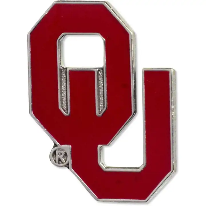 Épingle de Logo Oklahoma Aminco    crimson