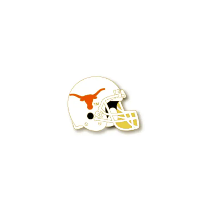 Pin de casque Aminco Texas blanc/doré