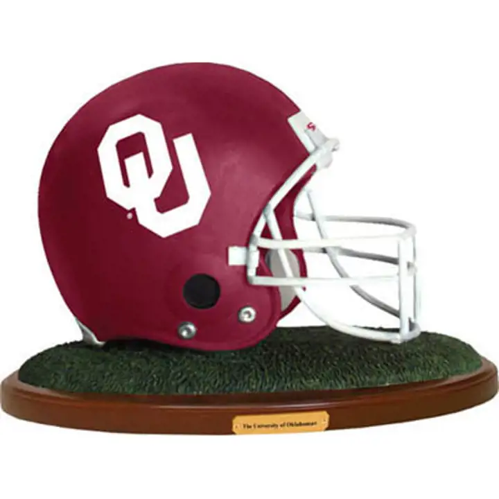 Réplique de Casque Oklahoma avec Socle en Bois