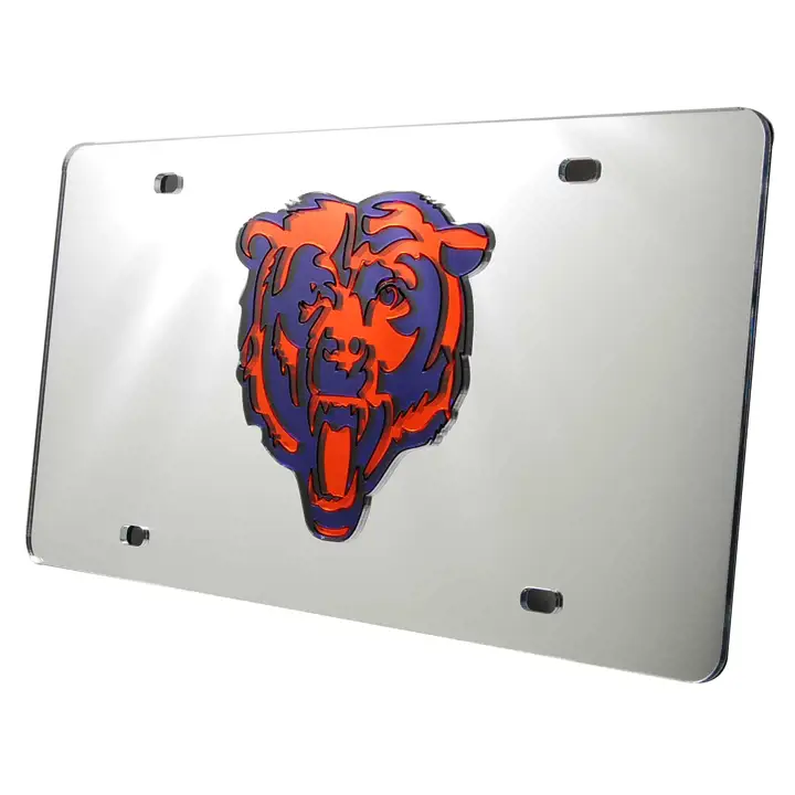 BEARS ACRYLIC LASER TAG silv