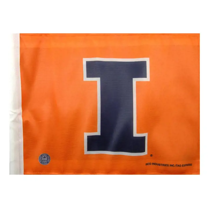 Drapeau de voiture Illinois Rico