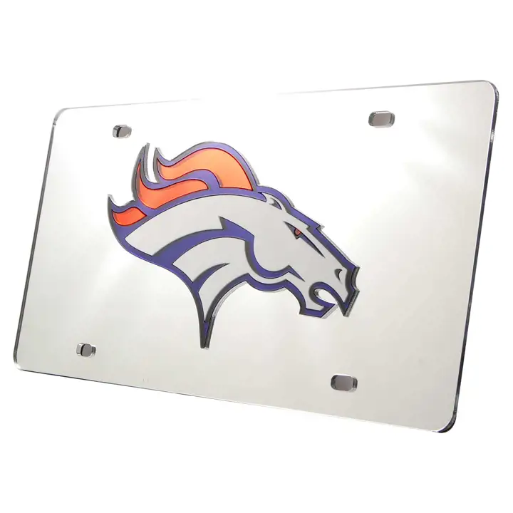 BRONCOS LASER TAG ACRYLIQUE BRONCO silv