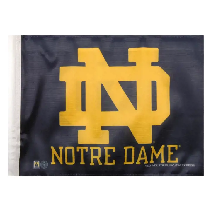 Notre Dame Car Flag Rico