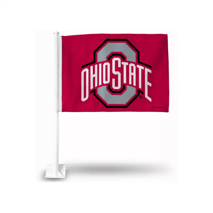 Drapeau de voiture Ohio State Rico rouge