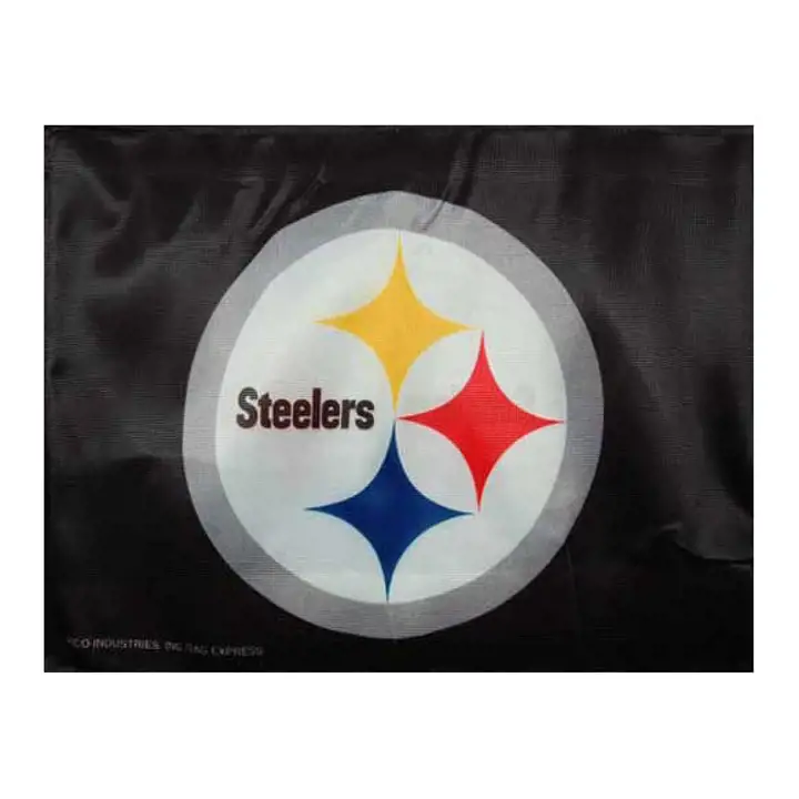 Drapeau de voiture STEELERS Rico LOGO noir
