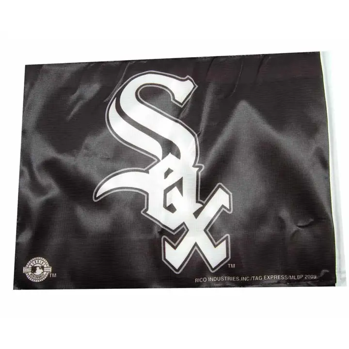 WHITE SOX Drapeau de voiture Rico noir