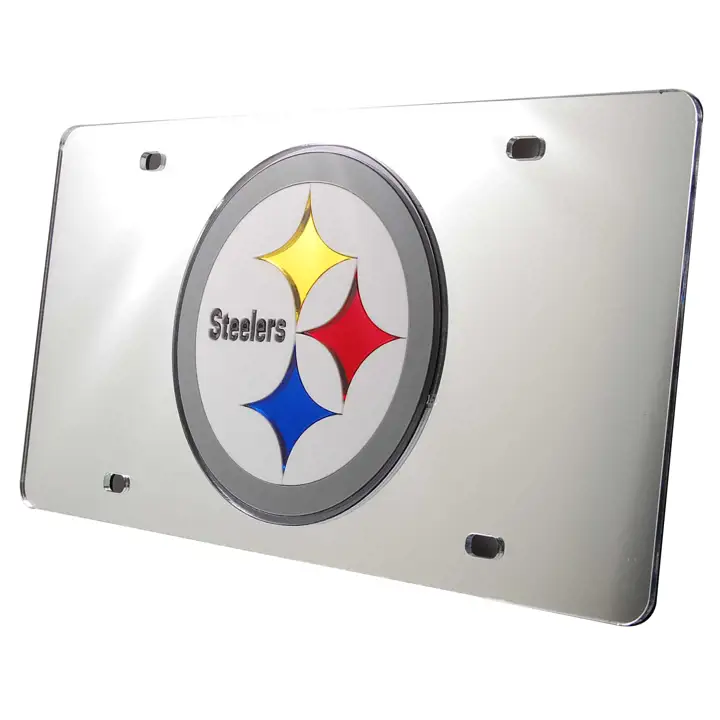 STEELERS PORTE-CLÉS EN ACRYLIQUE DÉCOUPÉ AU LASER argt