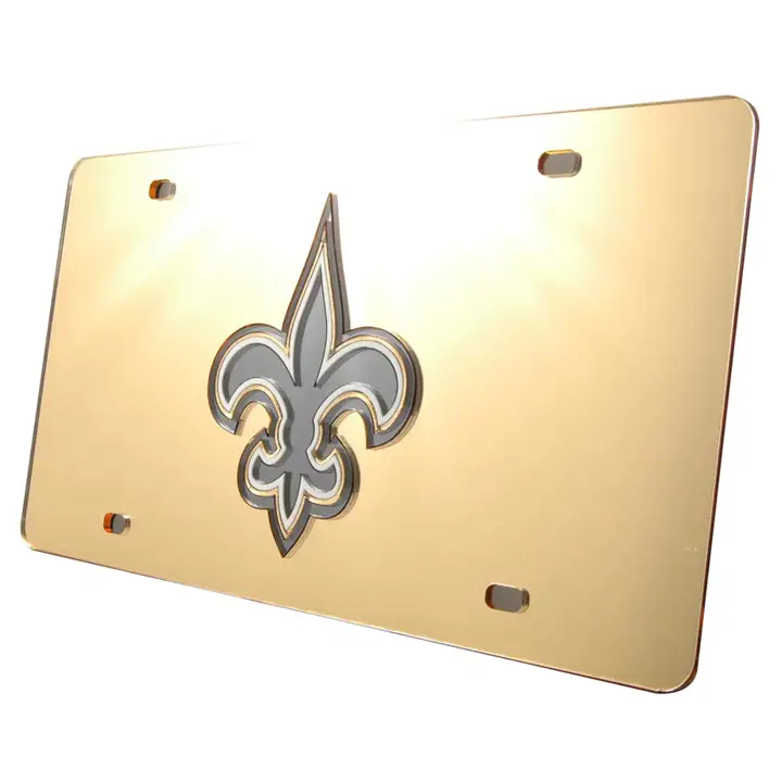 SAINTS ACRYLIQUE LASER TAG Fleur De Lis gl