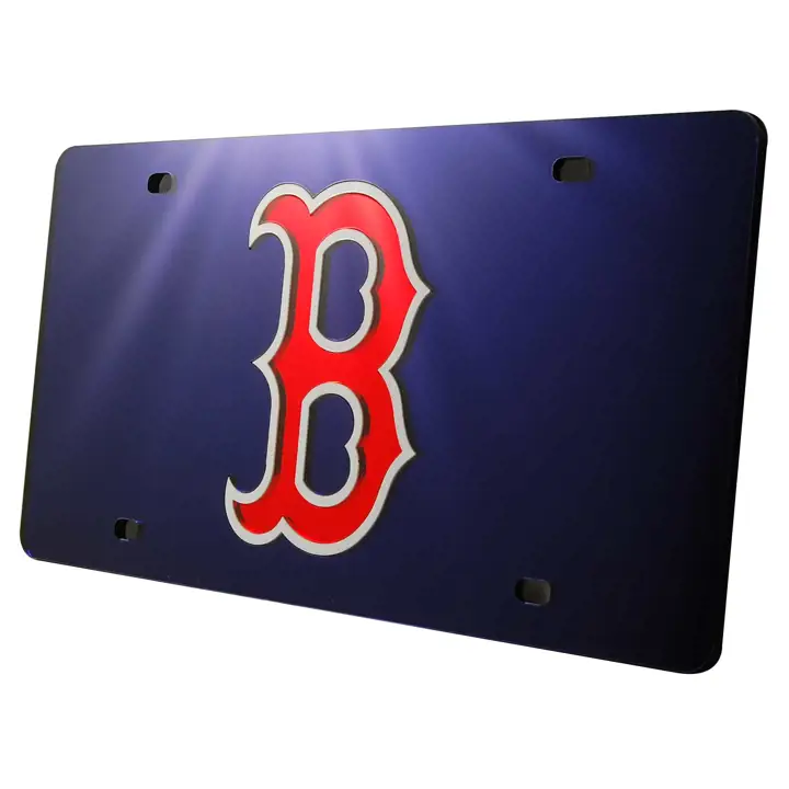 "RED SOX Pistolet laser en acrylique « B » bleu"