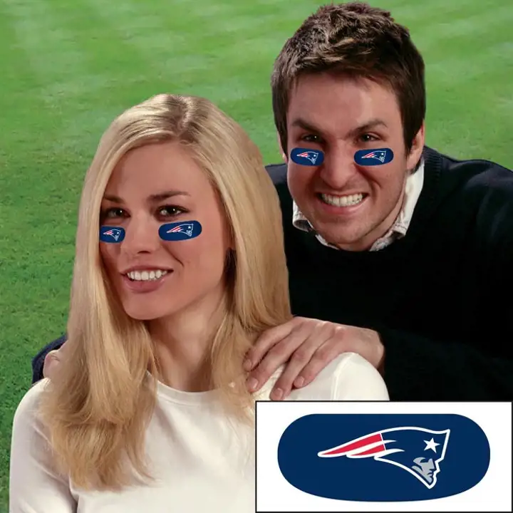 Bandes d'eyeblack de l'équipe des PATRIOTS