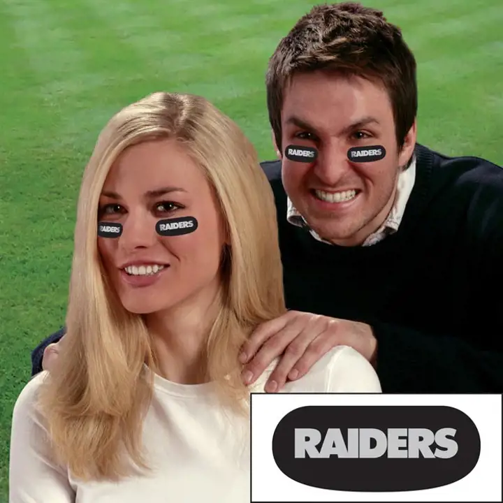 Bandelettes adhésives anti-éblouissement LV Raiders Team