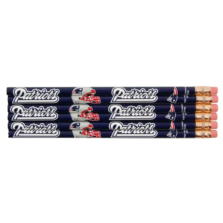 Crayons à papier PATRIOTS, lot de 6