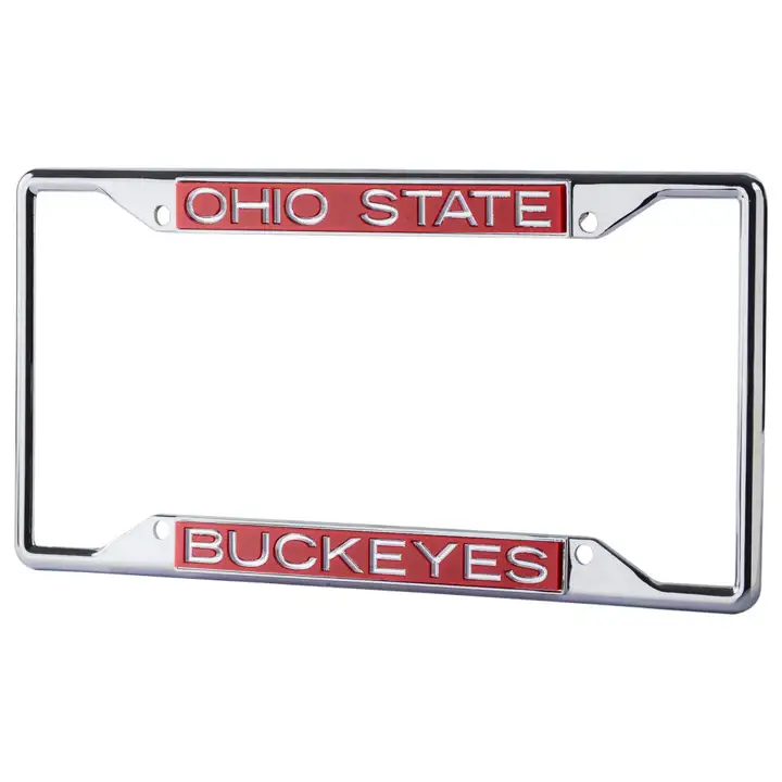 Cadre laser Ohio State - M/C rouge/argent
