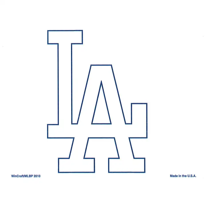 Auto-collant DODGERS bleu marine/blanc