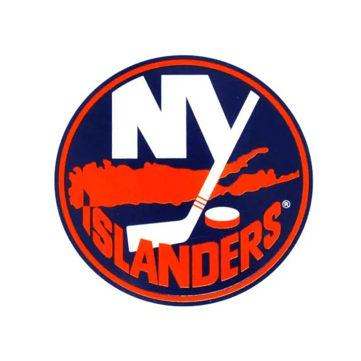 Autocollant électrostatique des Islanders