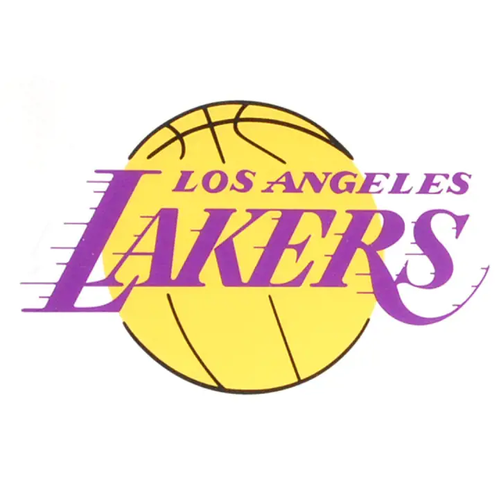 Autocollant électrostatique LAKERS gl/pur