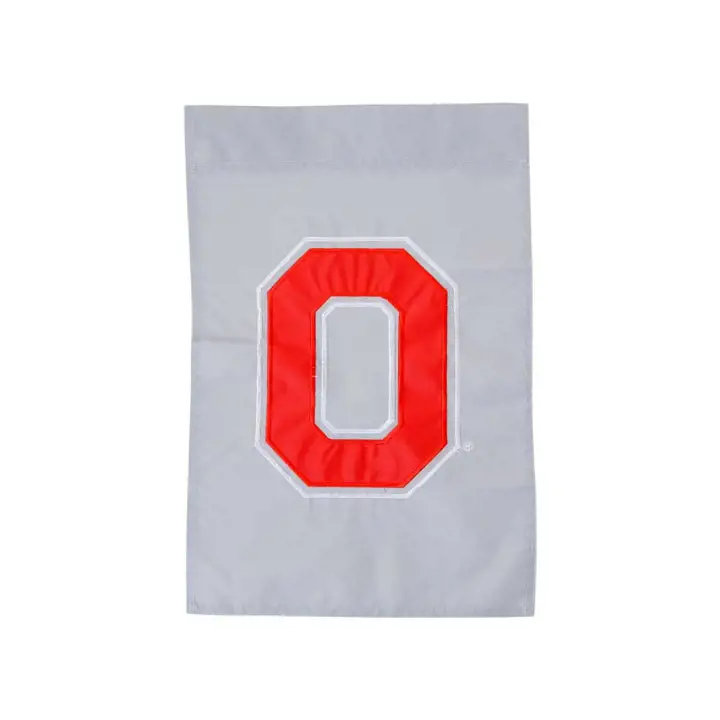 Drapeau de jardin Ohio State - MAISON gris/rouge