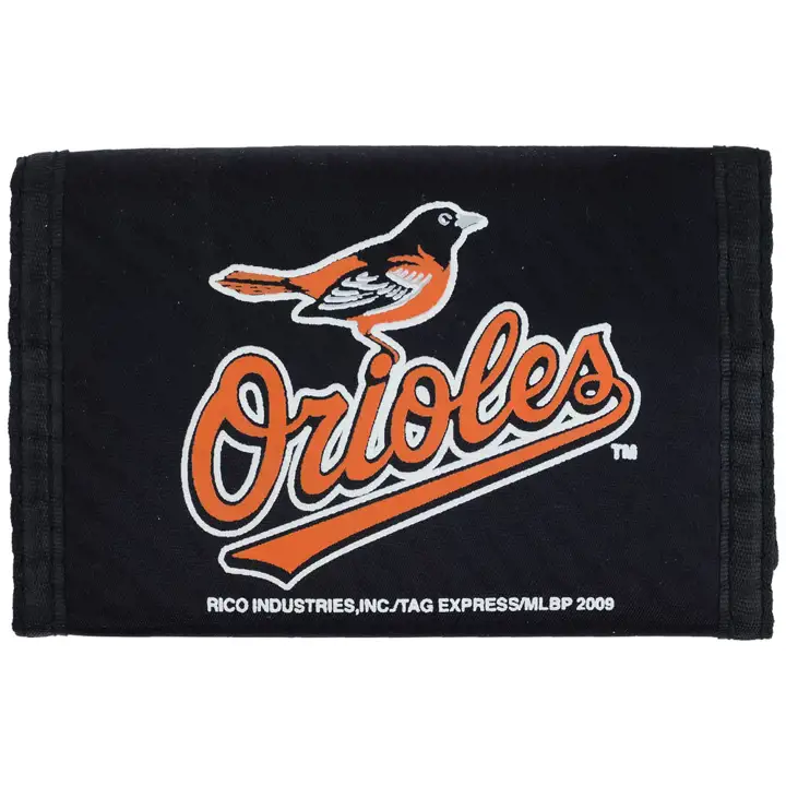 Portefeuille en nylon Orioles noir/orange