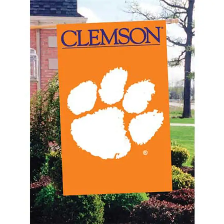 Drapeau de maison Clemson APPLIQUE